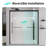 Matte Black Finish Sliding Shower Door, 56-60 inch Length, 72 inch Height, Sturdy and Water-Resistant, Easy to Install and Maintain-118034459