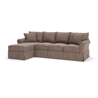 Amari Slipcovered Chaise Sectional