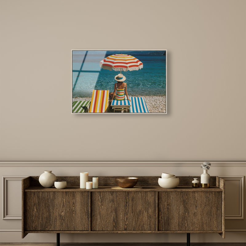 Waterfront Hue High-Gloss Acrylic Glass Wall Art Landscape & Nature Print by Oliver Gal, Ready to Hang, 15 x 10, 55"H x 37"W