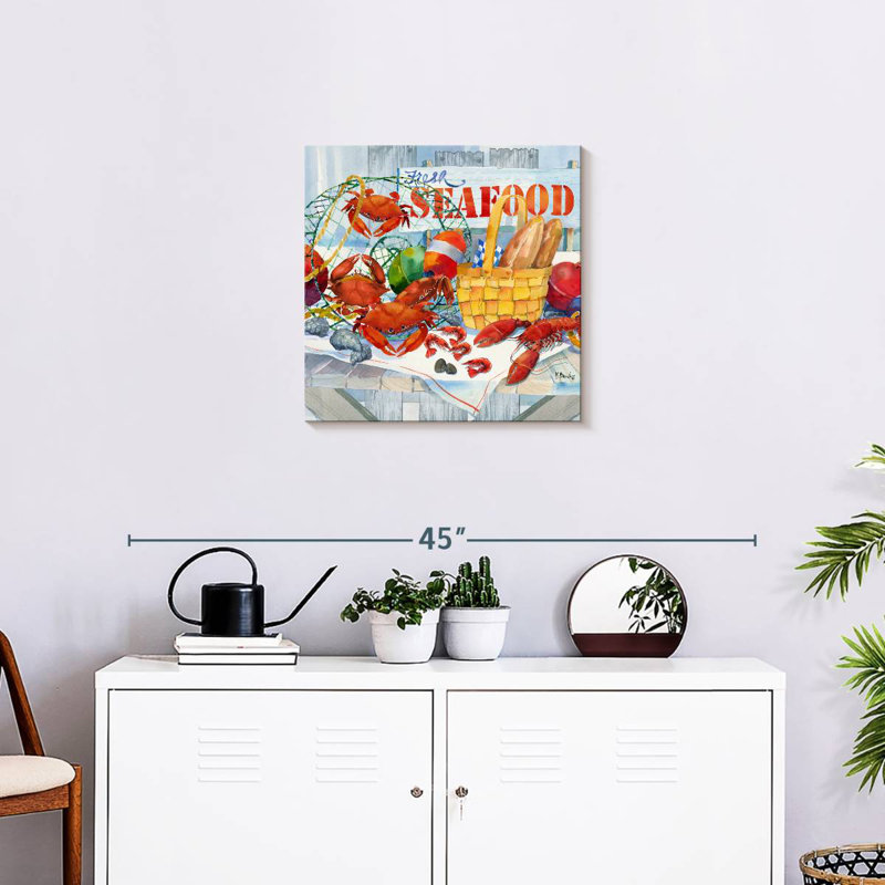 Brampt Seafood Galore, 20" H x 20" W