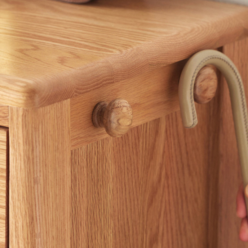 All solid wood simple shoe cabinet
