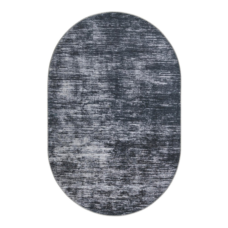 Monroy Chenille Indoor Rug, Oval 4' x 6'