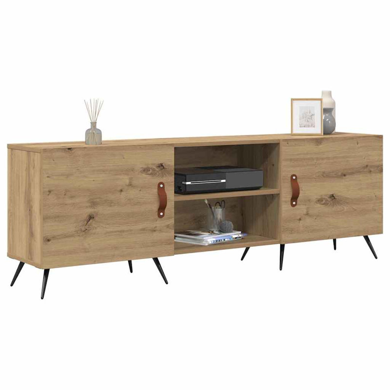 TV Cabinet 150 X 30 X 50 Cm Engineered Wood, Artisan Oak