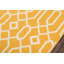 Tapis d'intérieur / extérieur jaune à motif géométrique Gul-790142332