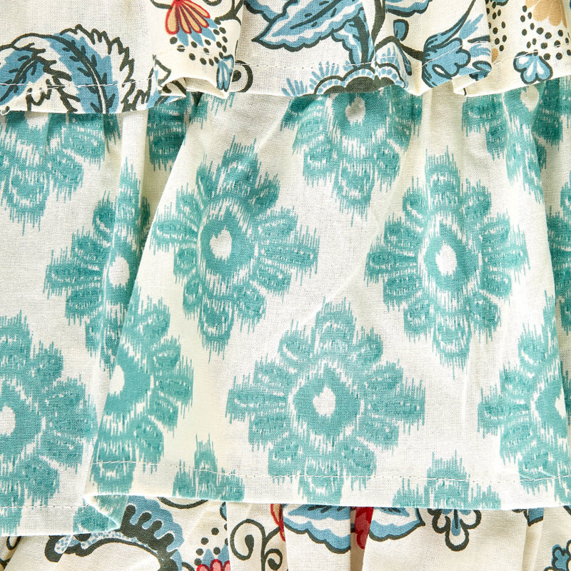 Tablier de fleurs ikat