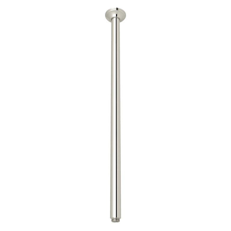 Rohl 24 7/16" Ceiling Shower Arm, Polished Nickel