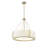 Millennium Lighting Telfar 3 Light Pendant Light with White Fabric Shade-103500875