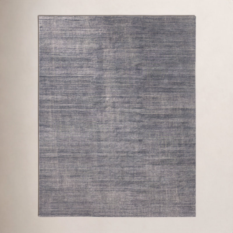 Tapis brun / noir uni / extérieur tissé à la main Brynn (2 pi x 3 pi), Rectangle 2 pi x 3 pi