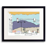 Pass Ave, Burbank Print by Deborah Blum