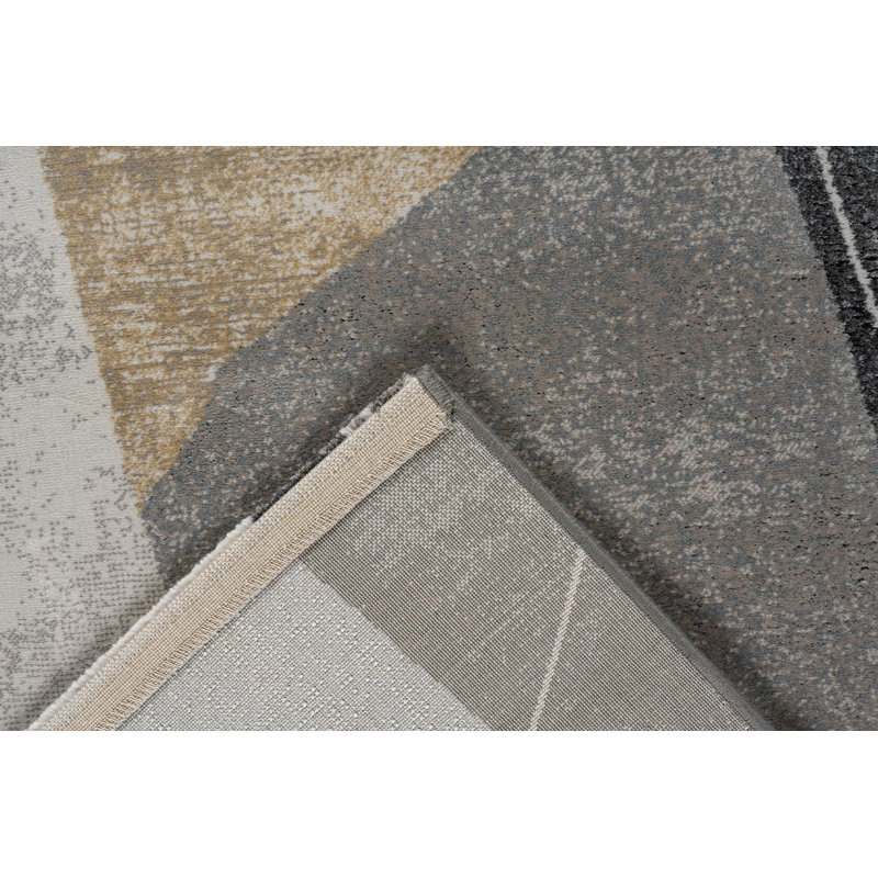 Canyon Power Loom Polyester Rug , Beige, Rectangle 160 x 230 cm