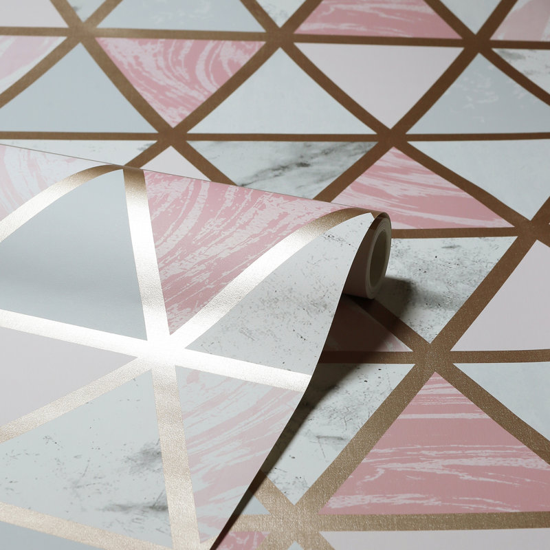 Papier peint quadrillé Marcy
