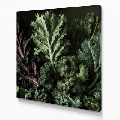 Art mural sur toile, légumes, chou frisé