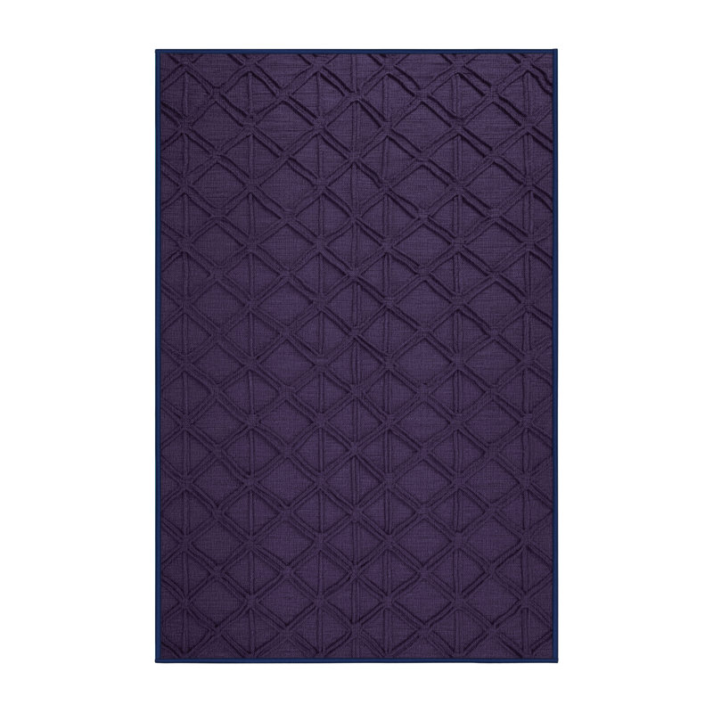 Tapis mauve lavable à la machine, Tapis de couloir 2 pi x 4 pi