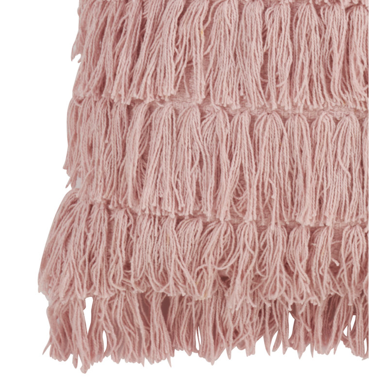 Coussin en coton Harper Collection, Rose