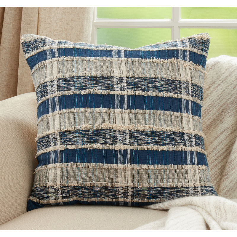 Maximus Plaid Cotton Pillow Cover