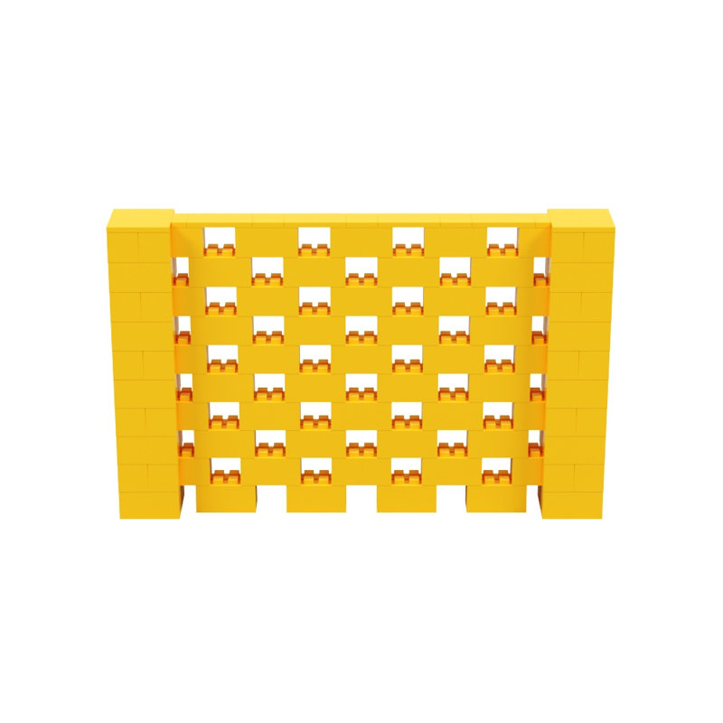 Ensemble mural Everblock, Jaune, H 60 po x l 96 po x P 12 po
