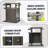 Grill Carts with Storage and Wheels-1423259077