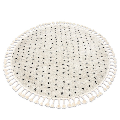 Round Willbanks Polka Dots Area Rug