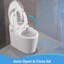 Smart Toilet With Built - In Bidet, And One Piece Design, Auto Open/Close Lid By Radar Sensor, Flush System, Heated Seat Adjustable Temperature, Warm Water Wash Bubble Wash. Multiple Modes Like Move