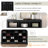 Sleek Design 24 Shoe Cubby Console-863178427