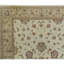 Tapis gris et ivoire noué à la main de haute qualité