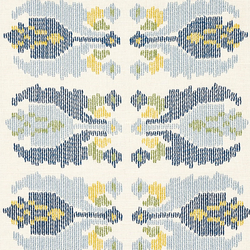 Tissu de broderie Sandor, Chambray