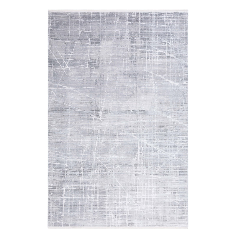 Alpers Grey / Ivory Rug, Rectangle 8' x 10'
