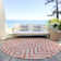 Washable Geometric Indoor / Outdoor Rug