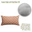Housse et insert de coussin rectangulaire d'extérieur en bambou-608976068