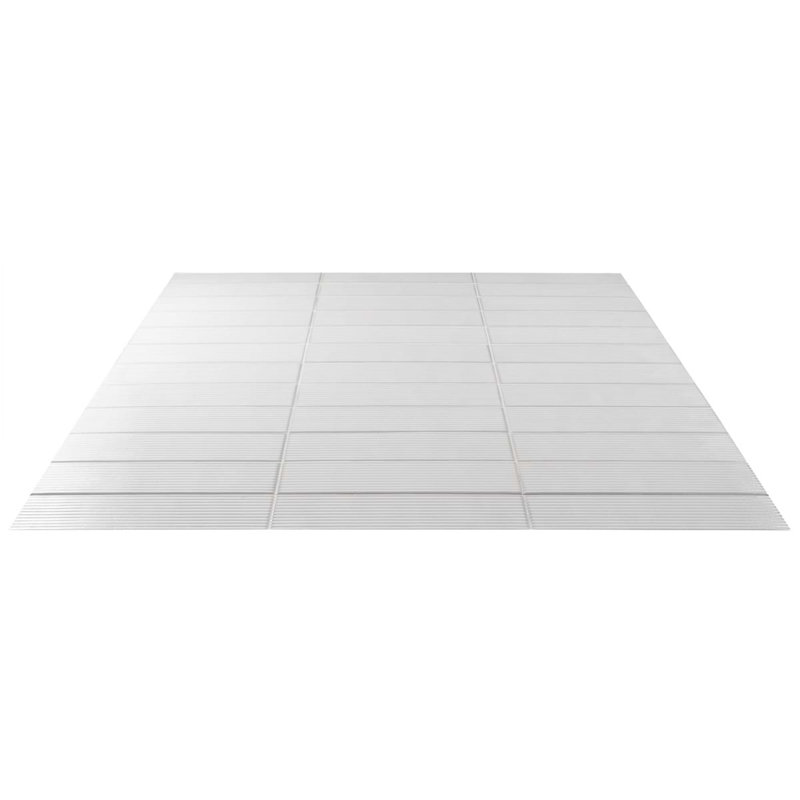 Stacy Garcia ArtBlock Fluted 4x16 Glossy Porcelain Tile, Bianco