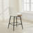 Swivel Upholstered 26" Counter Stools With Wood Trim-1170047057