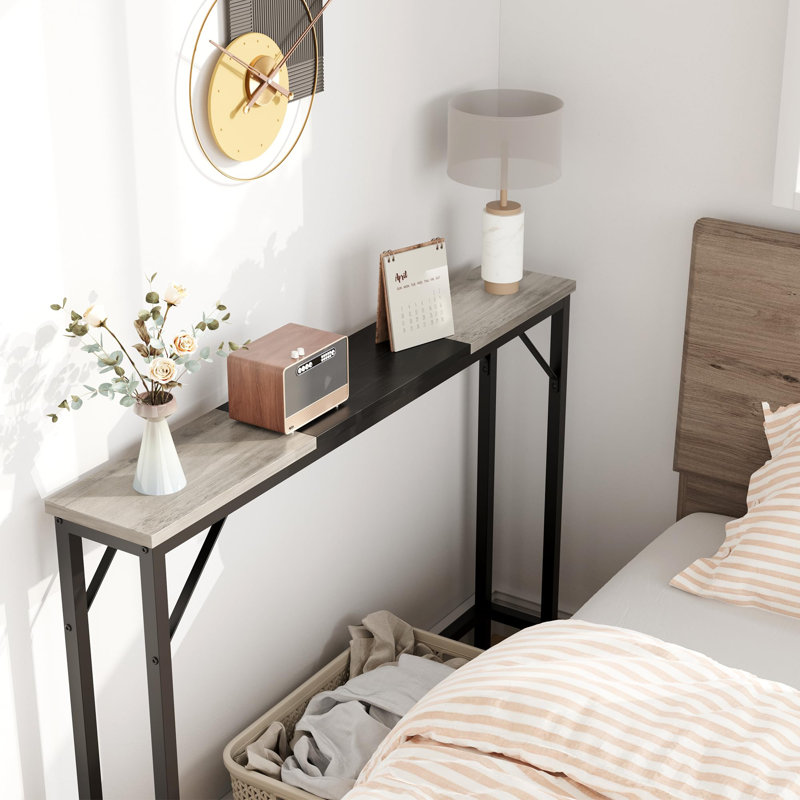 Console 39,4 po Quailie, gris