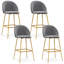 Dhital Counter Stool with Metal Frame