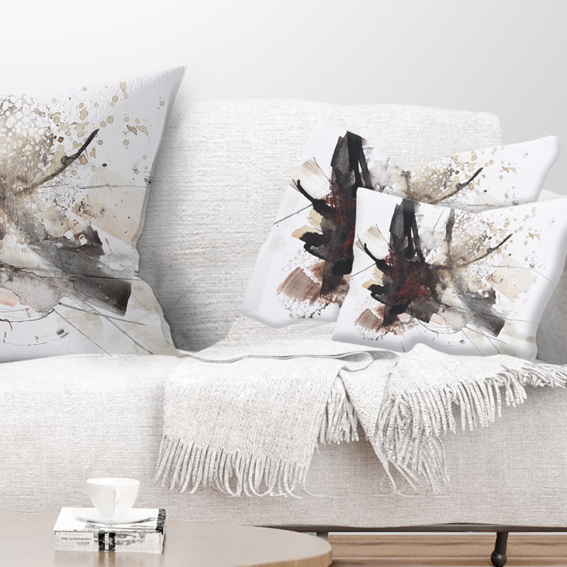 Artistic Splash - Landscape Printed Throw Pillow