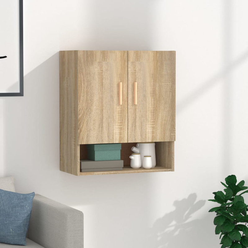 Kamyrah Wall Bathroom Storage, Sonoma Oak