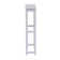 Dorset 27 in. D x 9 in. D White Wood Toilet Base Cabinet with 23 in. W x 34 in. H x 7 7/8 in. D Storage Compartment, Clean Lines & Non-Abrasive Cleaning for Organizational & Decorative Appeal