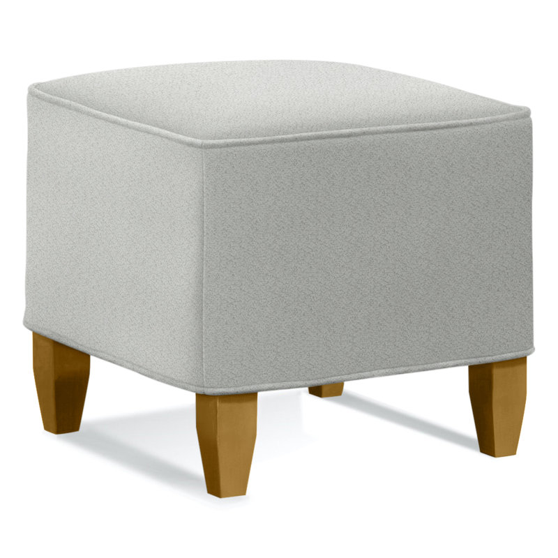 Brooklyn Upholstered Ottoman, Honey , Bianca Blush; 0809-14