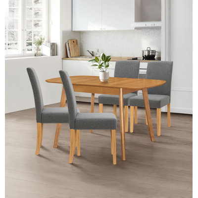 Balani 4 -Person Butterfly Leaf Dining Set