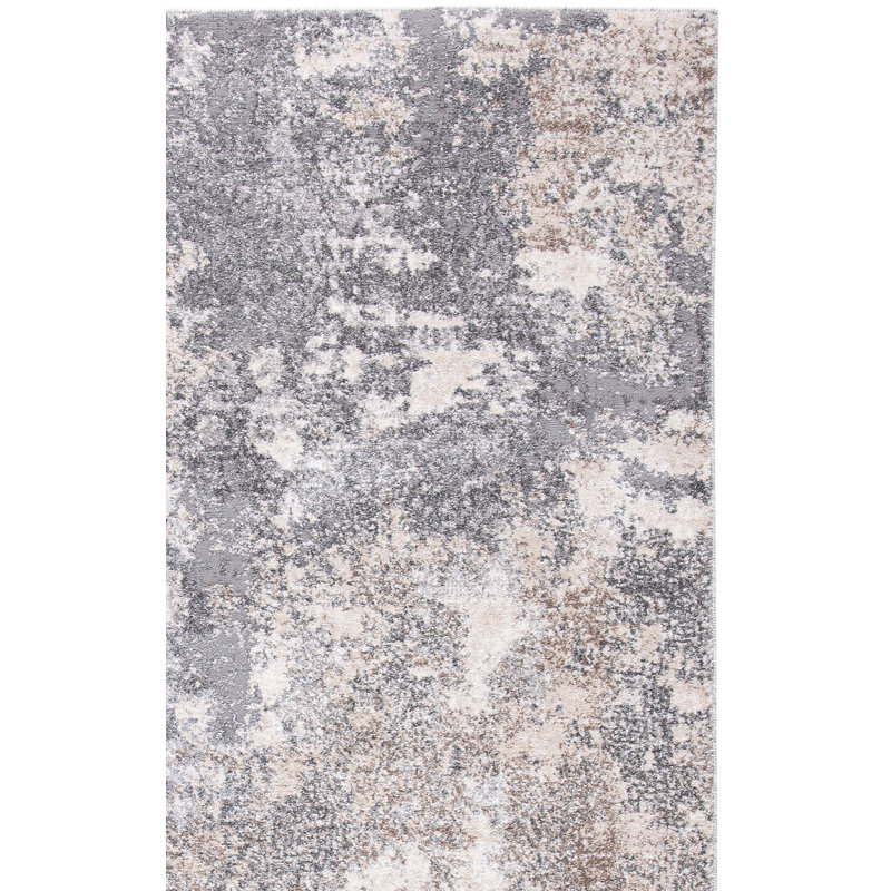 Tapis gris clair / gris Hassell, Rectangle 12 pi x 18 pi