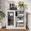 Armoire de rangement d'appoint en bois massif-288670907-288670906