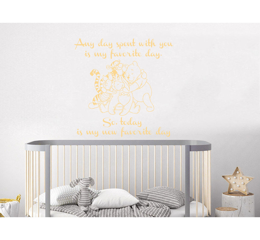 Classic Winnie the Pooh Wall Decal Decal House 