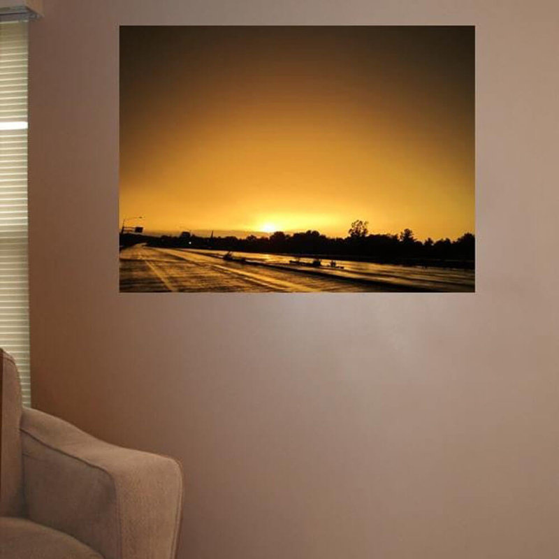 Landscape & Nature Non-Wall Damaging Wall Decal, 18" H x 24" W