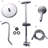 Adjustable Shower Head 2.5 GPM GPM
