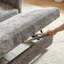 Canapé-lit 3-en-1 de 58,27 pouces - Canapé-lit escamotable en tissu chenille - Structure de dossier pleine grandeur, cadre de siège, accoudoirs et 2 coussins - Canapé-lit fonctionnel pour le salon - Tissu gris clair-117248426