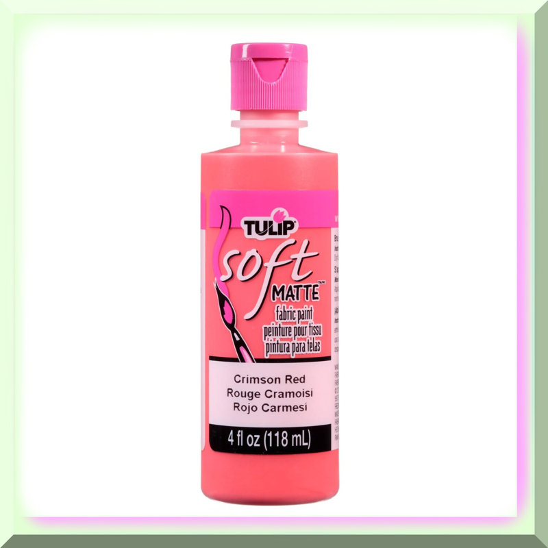 Crimson Canvas Coating 4oz Fabric Paint
