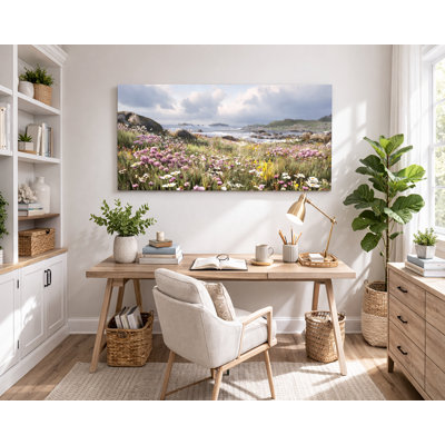 Art mural sur toile Seaside Wildflowers
