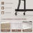 Speth Rectangle 75cm L Computer Table with Casters