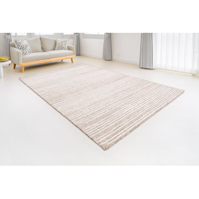 Tapis performance touffeté à la main Tuscany Villa - taupe - 8 pi 6 po x 11 pi 6 po