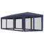 Andry Party Tent with 8 Mesh Sidewalls 3x9 m HDPE-755348221-755348220