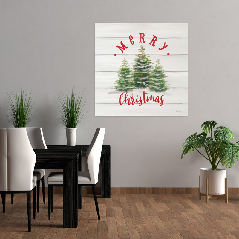 Merry Christmas on Shiplap, H 36 po x l 36 po